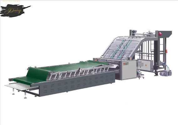 Automatic Corrugation Flute Color Carton Cardboard Laminating Box Make Machine